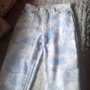 Laura Ashley & Urban Outfitters toile jeans